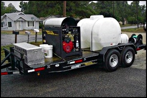 Contract cleaner set up