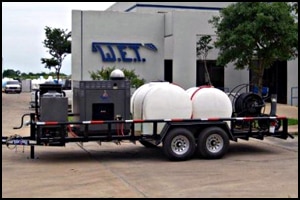 Contract cleaner set up