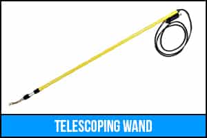 Telescoping wand pressure washing accessory