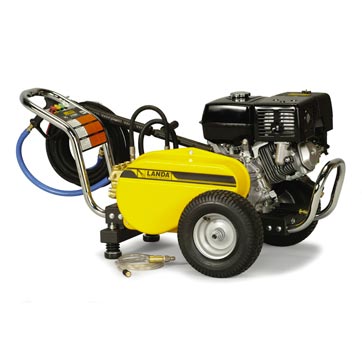 yellow landa pressure washer