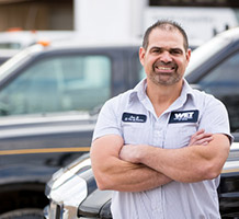 smiling employee of Washing Equipment of Texas