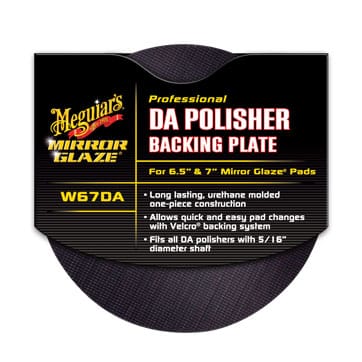 black buffing pad