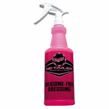 Pink spray bottle