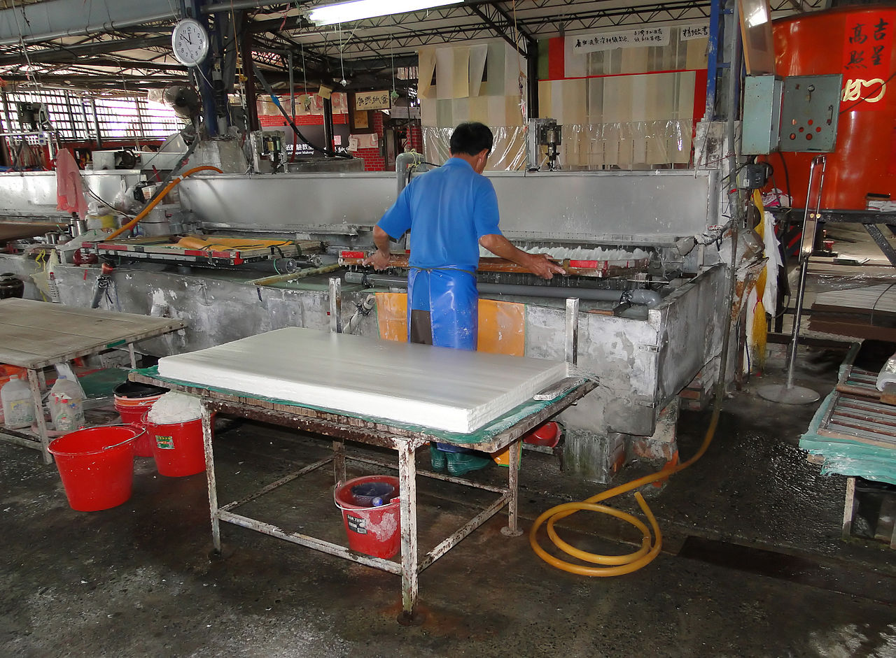 a paper manufacturing machine that needs to be cleaned with industrial cleaning equipment 