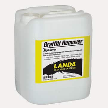 Graffiti Remover Sign Saver Product Bottle