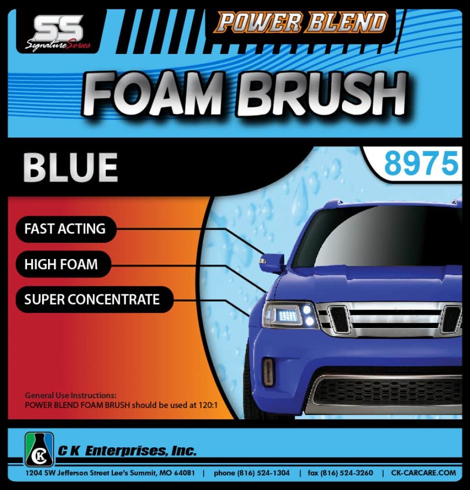 Blue Foam Brush
