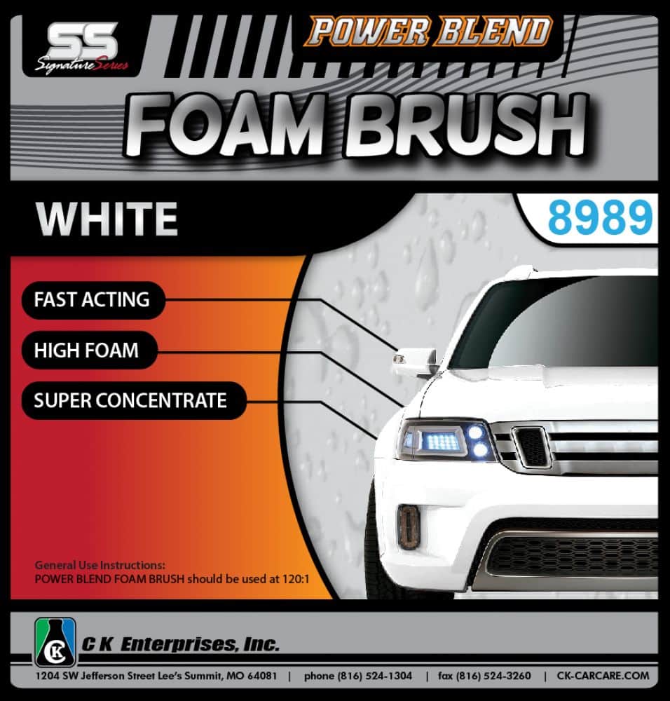 White Foam Brush