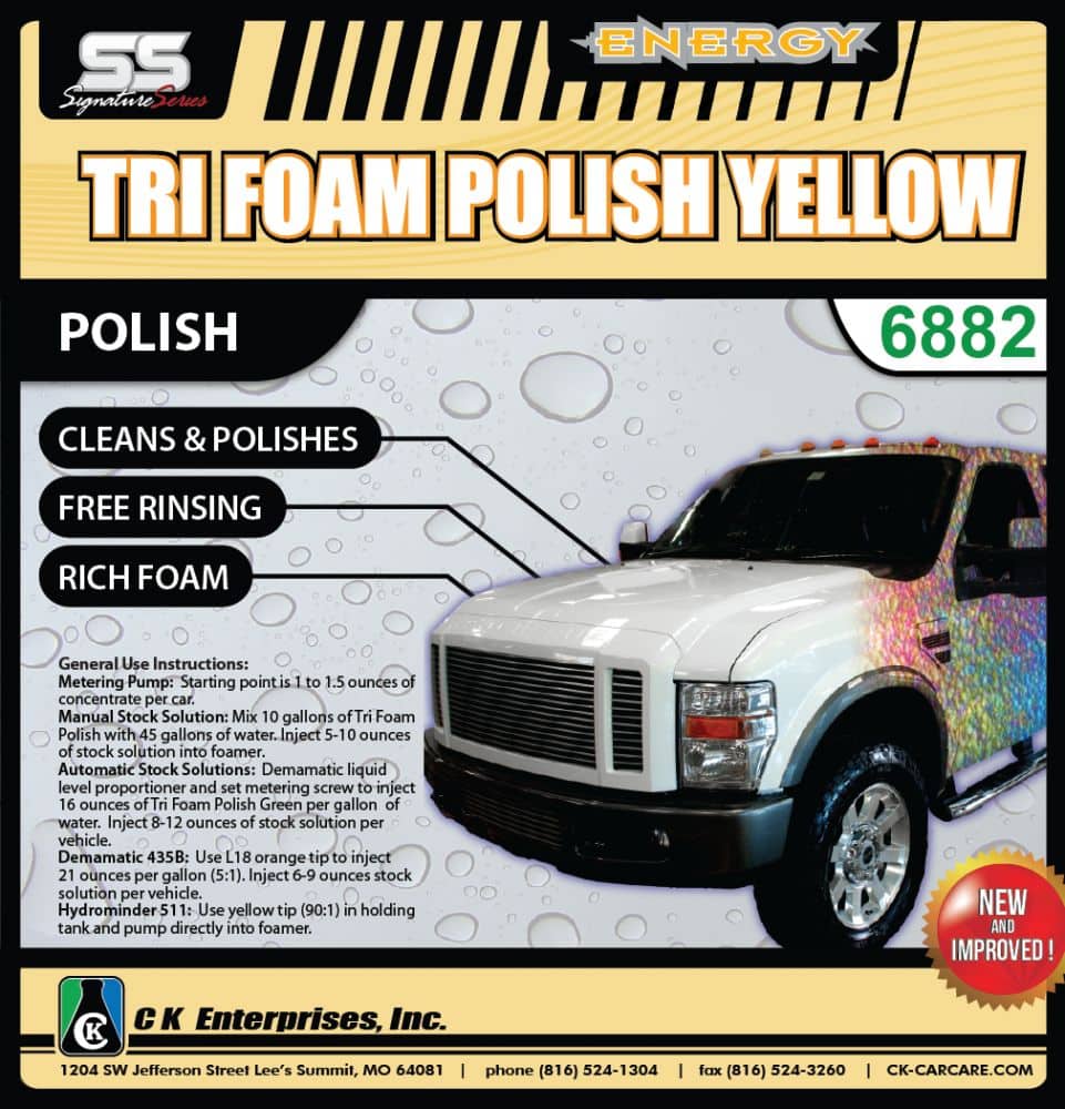 Tri Foam Polish Yellow