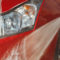 Pressure washing a car